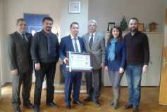 03.01.2017 Selçuk Taşkin'a Ruhsat Töreni İle Ruhsati Teslim Edildi