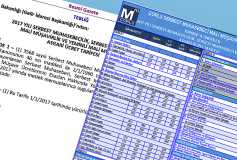 2017 Yılı Sm'lik, Smmm'lik Ve Ymm'lik Asgari Ücret Tarifesi
