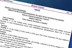 Şirket Kuruluş Sözleşmesinin Ticaret Sicili Müdürlüklerinde İmzalanması Hakkında Tebliğ