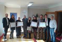 07.12.2016 Onur İşcan, Ahu Tunç Ve Yasemin Karakiraz'a Ruhsat Töreni İle Ruhsatlari Teslim Edildi. Kendilerine Meslek Hayatlarinda Başarilar Dileriz.