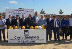 26.08.2016 Çorlu Smmm Odası Hizmet Binası Temel Atma Töreni