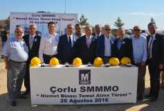 26.08.2016 Çorlu Smmm Odası Hizmet Binası Temel Atma Töreni