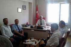 Tekirdağ Vergi Dairesi Başkanı Abdullah Coşkuner, Tekirdağ Mükellef Hizmetleri Grup Müdürü İbrahim Koç Ve Çorlu Vergi Dairesi Müdürü Bedrettin Tepe'nin Yönetim Kurulunu Ziyareti