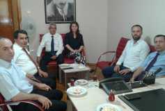 Tekirdağ Vergi Dairesi Başkanı Abdullah Coşkuner, Tekirdağ Mükellef Hizmetleri Grup Müdürü İbrahim Koç Ve Çorlu Vergi Dairesi Müdürü Bedrettin Tepe'nin Yönetim Kurulunu Ziyareti