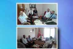 Tekirdağ Vergi Dairesi Başkanı Abdullah Coşkuner, Tekirdağ Mükellef Hizmetleri Grup Müdürü İbrahim Koç Ve Çorlu Vergi Dairesi Müdürü Bedrettin Tepe'nin Yönetim Kurulunu Ziyareti