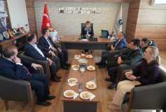 Belediye Başkanı'mız Sayın Ahmet Sarıkurt ve CHP Çorlu İlçe Başkanı Sayın Cüneyt Akar, Oda'mızın Konuğu Oldu