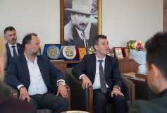 Belediye Başkanı'mız Sayın Ahmet Sarıkurt ve CHP Çorlu İlçe Başkanı Sayın Cüneyt Akar, Oda'mızın Konuğu Oldu