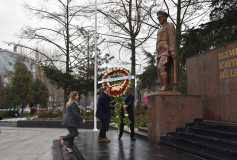 1-7 Mart Muhasebe Haftası Çelenk Sunma Töreni Oda'mız Başkanı Ayşe Eroğlu'nun Konuşması İle Gerçekleştirildi