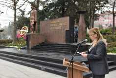 1-7 Mart Muhasebe Haftası Çelenk Sunma Töreni Oda'mız Başkanı Ayşe Eroğlu'nun Konuşması İle Gerçekleştirildi