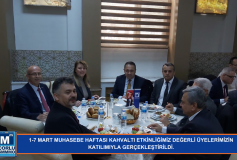 1-7 Mart Muhasebe Haftası Kahvaltı Etkinliğimiz Değerli Üyelerimizin Katılımıyla Gerçekleştirildi