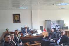 1-7 Mart Muhasebe Haftası Nedeni ile Çorlu SMMM Oda Başkanı Ayşe Eroğlu ve Yönetim Kurulumuz, Çorlu Vergi Dairesi Müdürü Sn. Halil ÖZDEMİR'i Makamında Ziyaret Etti