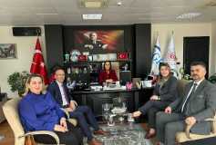 1-7 Mart Muhasebe Haftası Nedeni ile Çorlu SMMM Oda Başkanımız Ayşe Eroğlu ve Yönetim Kurulumuz Tekirdağ Sgk İl Müdürü Fatma Derya ALAN’ı Makamında Ziyaret etmişlerdir.