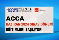 ACCA Haziran 2024 Sınav Dönemi Eğitimleri Başlıyor!...