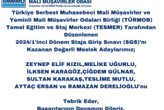 2024/1’İNCİ DÖNEM SGS’DE BAŞARI GÖSTEREN DEĞERLİ ÖĞRENCİLERİMİZİ EN İÇTEN DUYGULARIMIZLA KUTLARIZ!