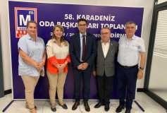 Başkan Eroğlu, Edirne’de Düzenlenen 58'inci Karadeniz Oda Başkanları Toplantısı'na Katıldı