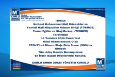 2024/2'İNCİ DÖNEM SGS'YE GİRECEK TÜM ADAY MESLEK MENSUPLARINA BAŞARILAR DİLERİZ...