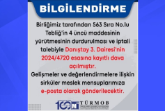563 Sıra Numaralı Vergi Usul Kanunu Genel Tebliğine İlişkin Hukuki Değerlendirme ve Dava Süreci