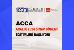 ACCA Aralık 2024 Sınav Dönemi Eğitimleri Başlıyor