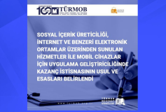 Sosyal İçerik Üreticiliği, İnternet ve Benzeri Elektronik Ortamlar Üzerinden Sunulan Hizmetler ile Mobil Cihazlar İçin Uygulama Geliştiriciliğinde Kazanç İstisnasının Usul ve Esasları Belirlendi