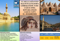 Çorlu Smmm Odasi Farkiyla “Uçaklı Gaziantep,Halfeti,Şanlıurfa,Göbeklitepe Turu”(2 Gece 3 Gün) Gezisine Hazır Mısınız?