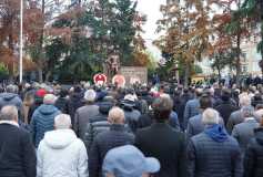 ÇORLU SMMM ODASI, ATA’MIZIN ARAMIZDAN AYRILIŞININ 86’INCI YIL DÖNÜMÜ DOLAYISIYLA DÜZENLENEN ÇELENK SUNMA TÖRENİNE KATILDI