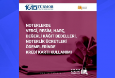 Noterlerde Vergi, Resim, Harç, Değerli Kağıt Bedelleri, Noterlik Ücretleri Ödemelerinde Kredi Kartı Kullanımı