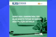 Vergi Usul Kanunu’nda Yer Alan Maktu Tutar ve Hadler 2025 Yılı İçin Artırıldı