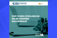 2025 Yılında Uygulanacak Emlak Vergisine Esas Değerler