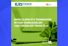 Engellilerin ÖTV Ödemeksizin İktisap Edebilecekleri Taşıt Değerleri Yükseltildi