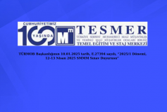 TÜRMOB Başkanlığının 10.01.2025 tarih, E.27394 sayılı, “2025/1 Dönemi, 12-13 Nisan 2025 SMMM Sınav Duyurusu”