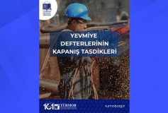 Yevmiye Defterlerinin Kapanış Tasdikleri