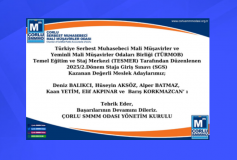 2025/2’inci Dönem SGS Sınavında Başarı Gösteren Değerli Öğrencilerimizi En İçten Duygularımızla Kutlarız!
