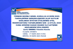 TÜRMOB 25.Olağan Genel Kurul Seçimleri'ne Katılım