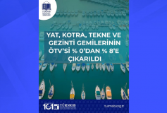 Yat, Kotra, Tekne ve Gezinti Gemilerinin ÖTV’si %0’dan %8’e Çıkarıldı