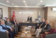 Türkiye Muhasebeciler Denetçiler Platformu (TÜMDEP), TÜRMOB Genel Başkan adayı Mehmet Ali AKTAŞ, TÜRMOB Yönetim Kurulu üyelesi Turgay KANARYA ile birlikte Odamızı ziyaret etmişlerdir.