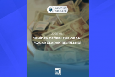 2025 Yılı Yeniden Değerleme Oranı %25,49 Olarak Belirlendi
