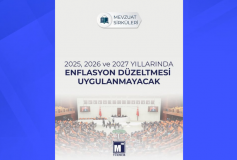 2025, 2026 ve 2027 Yıllarında Enflasyon Düzeltmesi Uygulanmayacak