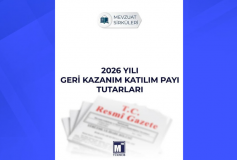 2026 Yılı Geri Kazanım Katılım Payı Tutarları