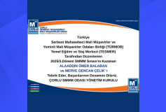 2025/3.Dönem SMMM Sınavı'nı Kazanan Aday Meslek Mensuplarımızı En İçten Dileklerimizle Kutlarız...