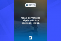 Ticari Defterlere İlişkin Tebliğde Değişiklik Yapıldı