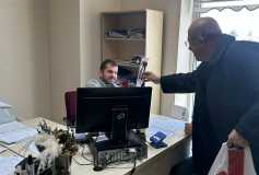 01-07 Mart Muhasebe Haftası kapsamında Çorlu SMMM Odası Yönetim Kurulu Bşk Ayşe EROĞLU ve Yönetim Kurulumuz Çorlu VD Md Sayın İbrahim YILMAZ’ı ve Md Yrd Sayın Özgür SAMĞAR'ı Makamında Ziyaret Ettiler