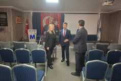 Çorlu Kaymakamı Sayın Niyazi ERTEN, Yönetim Kurulu Başkanımız Sayın Ayşe EROĞLU’nu Makamında ziyaret etmişlerdir.