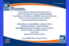 2026/1’İNCİ DÖNEM SGS SINAVINDA BAŞARI GÖSTEREN DEĞERLİ MESLEK ADAYLARIMIZI EN İÇTEN DUYGULARIMIZLA KUTLARIZ!