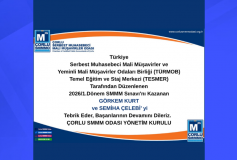 2026/1.Dönem SMMM Sınavı'nı Kazanan Aday Meslek Mensuplarımızı En İçten Dileklerimizle Kutlarız...