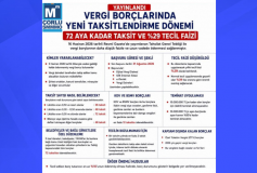 Vergi Borçlarında Yeni Taksitlendirme Dönemi