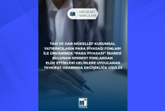 Tam ve Dar Mükellef Kurumsal Yatırımcıların Para Piyasası Fonları İle Ünvanında “Para Piyasası” İbaresi Bulunan Serbest Fonlardan Elde Ettikleri Gelirlere Uygulanan Tevkifat Oranında Değişikliğe Gidildi