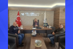 Trabzon SMMM Odası 2010. ve 2013. Dönem Yönetim Kurulu Saymanı Osman PEHLİVAN, Yönetim Kurulu Başkanımız Ayşe EROĞLU’ nu Makamında ziyaret etmiştir