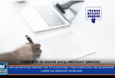 Enflasyon Düzeltmesine Tabi Tutulacak Mali Tabloların Düzeltme İşlemlerine İlişkin Vuk Sirküleri Yayımlandı
