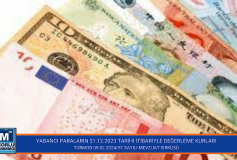 Yabanci Paralarin 31.12.2023 Tarihi İtibariyle Değerleme Kurlari