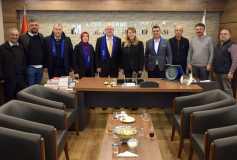 İyi Parti Çorlu Belediye Başkan Adayi Akin Yilmaz, Başkan Eroğlu'nun Konuğu Oldu